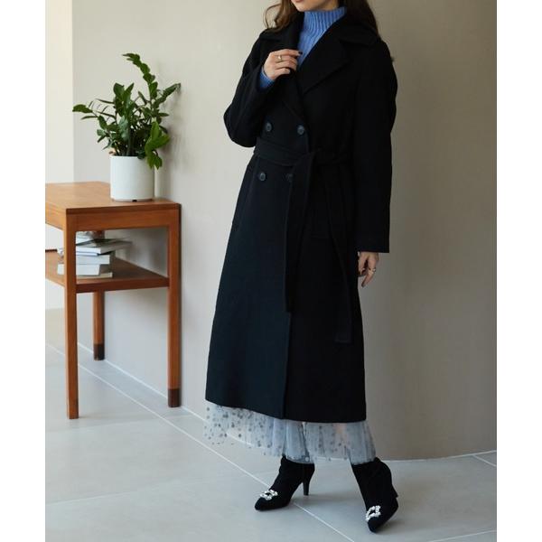 コート チェスターコート ダブルボタンコート/MO33C03-2 レディース