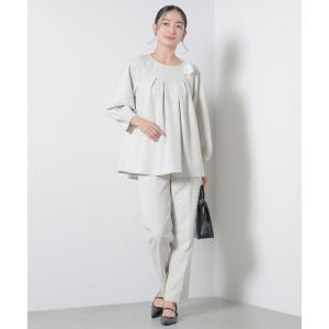 セットアップ 「2点セット」BEAMS HEART / ビッグブラウス パンツ セット レディース