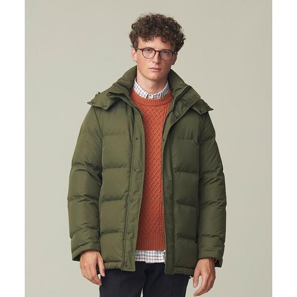 ダウンジャケット ダウン 「ビジネス対応可」ベーシックタフタ ダウンコート / デタッチャブルフード...