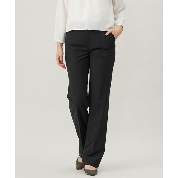 パンツ 「セットアップ対応」BAHARIYE SOLID ストレート パンツ レディース