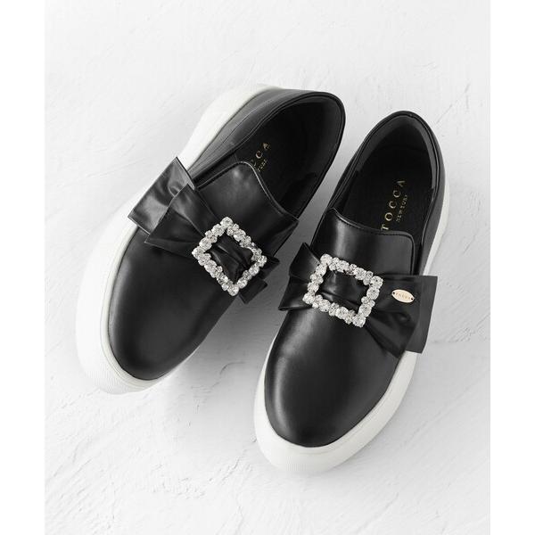防水 スニーカー BIJOUX RIBBON SNEAKERS スニーカー レディース