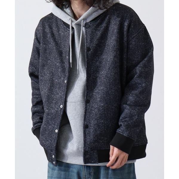 スタジャン ニットソー起毛セミルーズスタジャン メンズ レディース