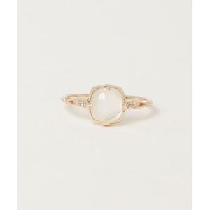 agete（アガット） 指輪 リング K5オパール／ダイヤモンドリング