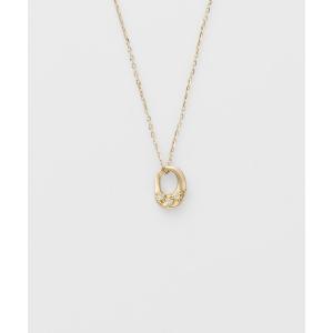 agete（アガット） ネックレス K10／シルバーチャームセットネックレス