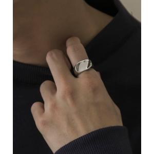 指輪 メンズ シグネットリング 六角形 ステンレススチール シルバー