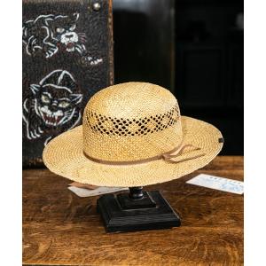 帽子 ハット メンズ Goro ストローハット ロングブリムボーラーハット｜ZOZOTOWN Yahoo!店