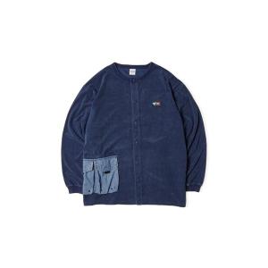 メンズ カーディガン MANASTASH/マナスタッシュ/SNUG PILE CARGO POCKET CARDIGAN/スナッグパイルポケットカーデ｜zozo