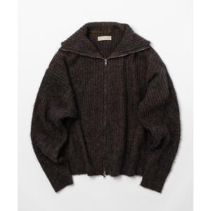 レディース ニット Wizzard ウィザード / HI NECK ZIP KNIT ハイネックジップニット / W23AW-KN010｜zozo