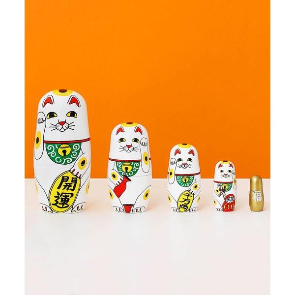 インテリア レディース MIDORI KOMATSU LUCKY CAT ミドリコマツ ラッキーキャ...