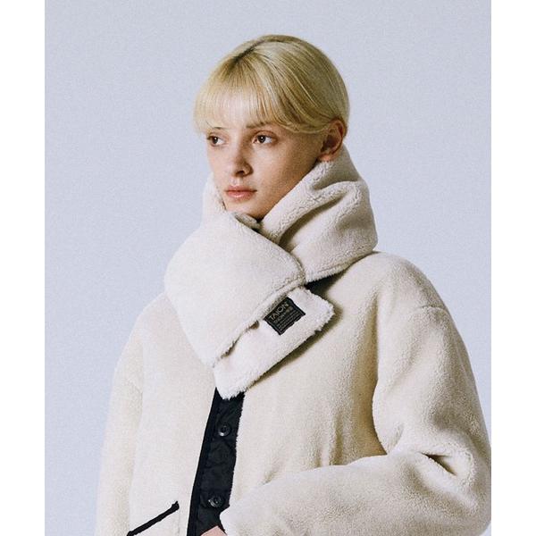 マフラー ストール TAION-R201ML-1 タイオン ミリタリー リバーシブル パッカブル ダ...