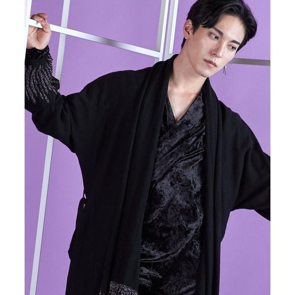 カーディガン 「NO ID.」Drape Knit Cardigan / ドレープ ニット カーディ...