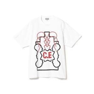 tシャツ Tシャツ メンズ C.E/WB ZIGGURAT HEADS II STAR C.E RED Tの商品画像