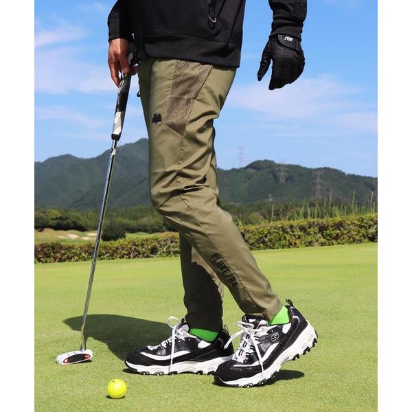 チノパン (RM)「LUXE/R GOLF」メッシュ 切り替え イージー チノパンツ メンズ レディ...