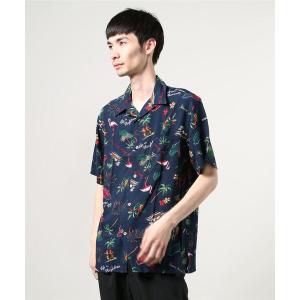 「Beautiful Harmony」 半袖シャツ X-LARGE ネイビー メンズ｜zozo