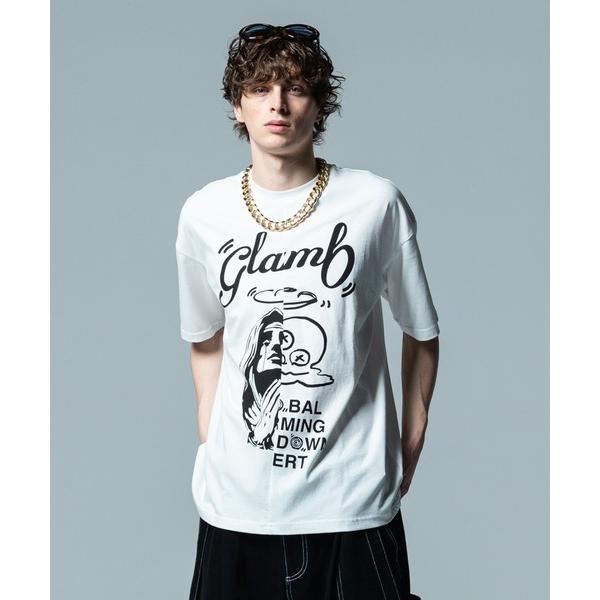 「glamb」 半袖Tシャツ M ホワイト メンズ