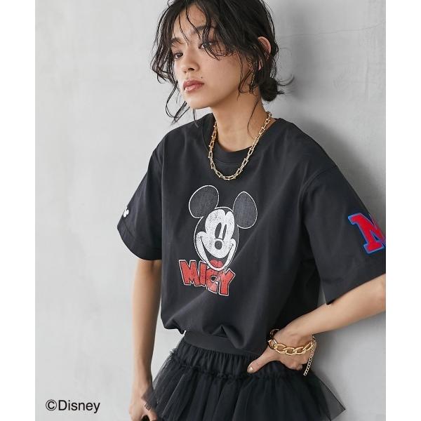 レディース 「Disney」 半袖Tシャツ 4L ブラック