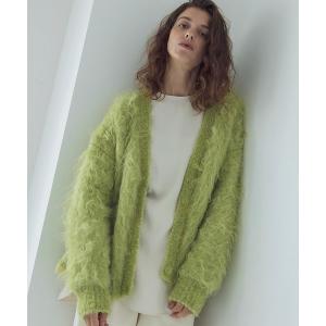 カーディガン BLOOM loop yarn shaggy cardigan(ループヤーンシャギーカーディガン) レディース