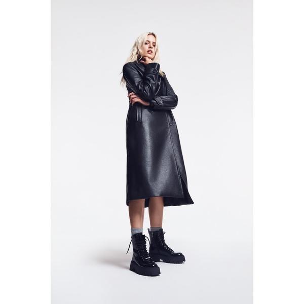 ブーツ ミュール 厚底レースアップブーツ/STEVE MADDEN OVER-RIDE-RA レディ...