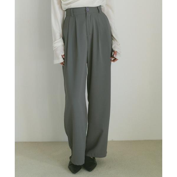 スラックス パンツ ストレートカラースラックス/SMLサイズ展開 レディース