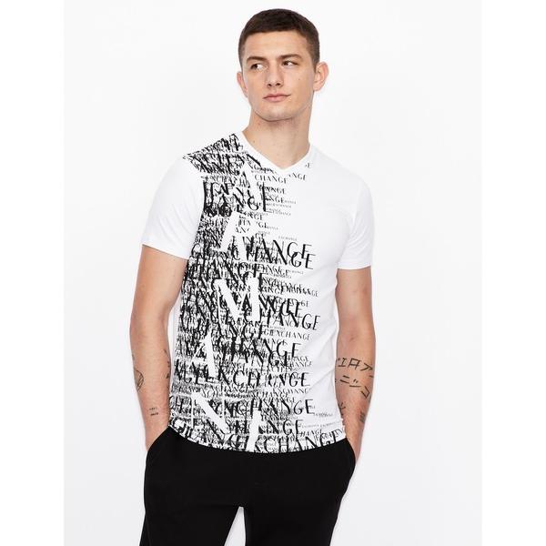 メンズ 「ARMANI EXCHANGE」 半袖Tシャツ X-SMALL ホワイト