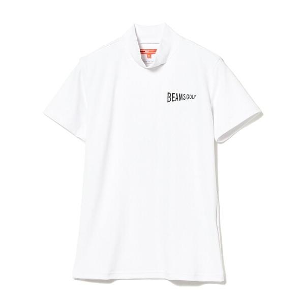 「BEAMS GOLF」 半袖カットソー MEDIUM ホワイト レディース