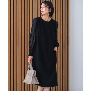 23区（ニジュウサンク） 【APPLAUDIR】ドットクレープシフォン ドレス