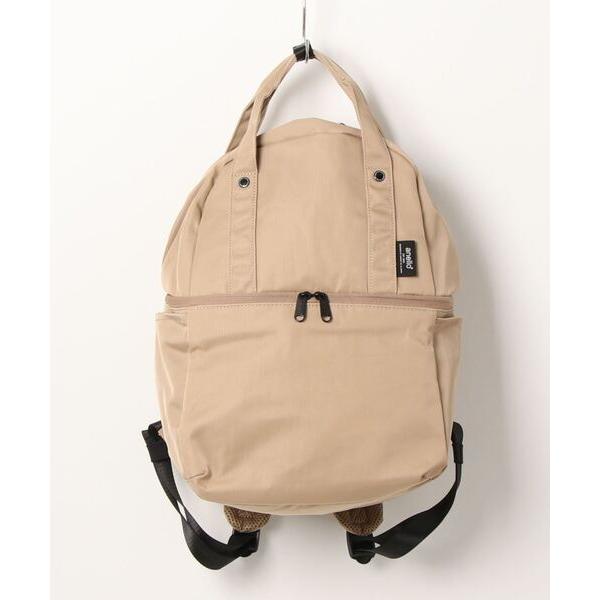 デイバック リュック anello レイヤー 2層バックパック レディース メンズ