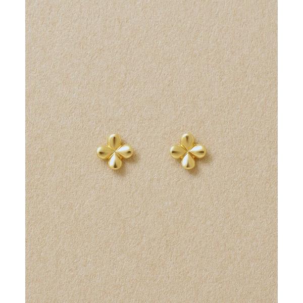ピアス 「 セカンドピアス」 K18ミニフラワーピアス レディース