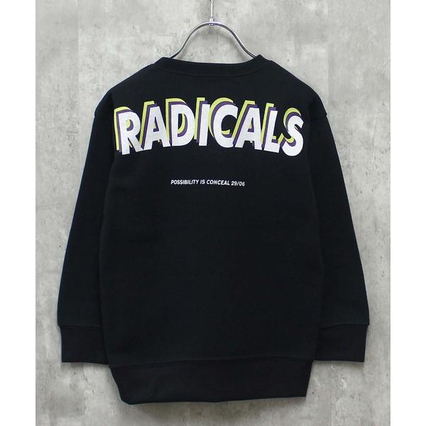 トレーナー  裏起毛　ワイドシルエット　バックプリントトレーナー キッズ 子供服 男の子 女の子