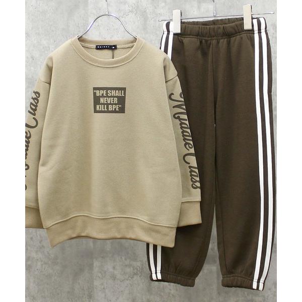 セットアップ 裏起毛　2本ライン　セットアップ　上下セット キッズ 子供服 男の子 女の子