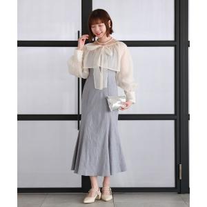 archives アンサンブル ドロストビスチェ×シャツSET