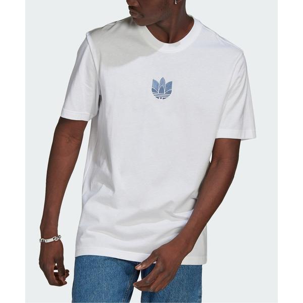「adidas」 半袖Tシャツ SMALL ホワイト メンズ