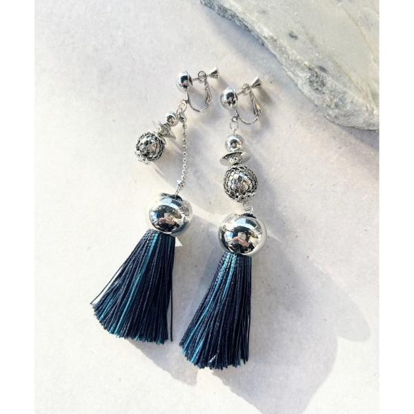 ブラウス シャツ 「amplis/アンプリス」liliy tassel earring / リリータ...