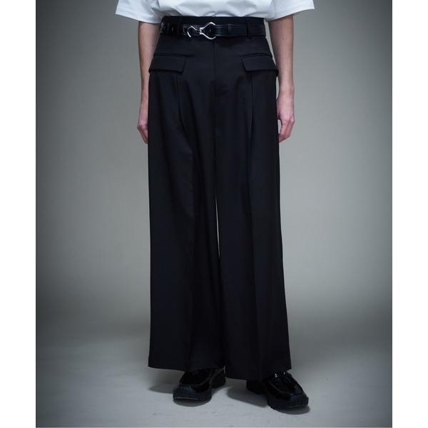 スラックス Design Tuck Wide Slacks - デザインタックワイドスラックス メン...