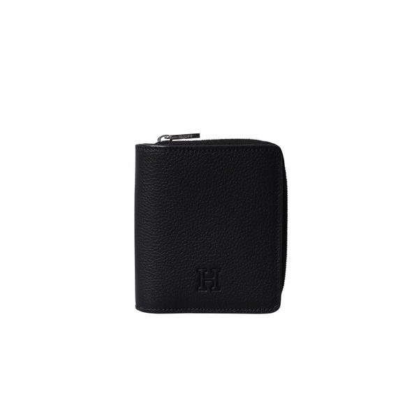 財布 「ピウメノ」二つ折り財布 レザー コンパクトウォレット 本革（商品番号：P25-65310） ...