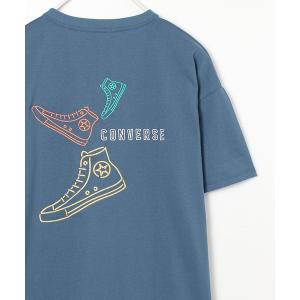 tシャツ Tシャツ レディース 「CONVERSE/コンバース」シューズ刺繍半袖クルーネックTシャツ｜zozo