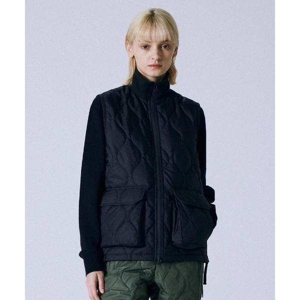 ダウンベスト ベスト MILITARY LIB TURTLENECK W-ZIP DOWN VEST...
