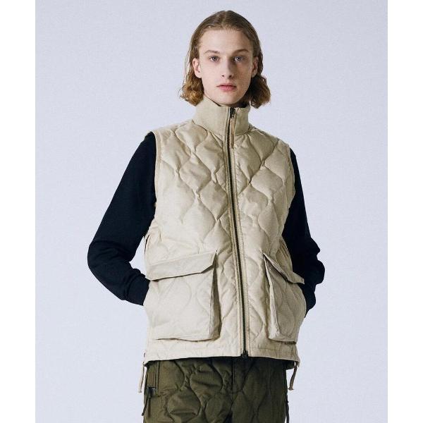 ダウンベスト ベスト MILITARY LIB TURTLENECK W-ZIP DOWN VEST...