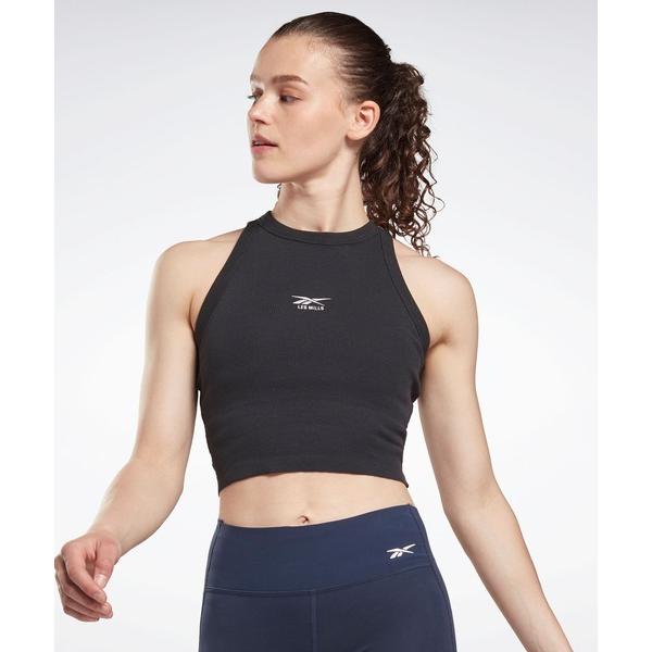 「Reebok」 ノースリーブトップス MEDIUM ブラック レディース