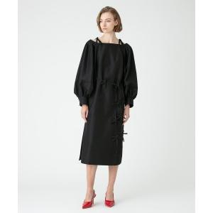極美品 LOULOU WILLOUGHBY ボウタイ Aライン ロングワンピース LOULOU WILLOUGHBY（ルルウィルビー） ワンピース 「LOULOU WILLOUGHBY