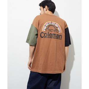 「Coleman」 半袖Tシャツ MEDIUM ベージュ メンズ
