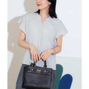 シャツ ブラウス レディース BEAMS HEART / スキッパー 袖フリル プルオーバー