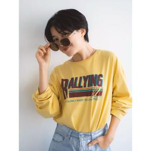 レディース tシャツ Tシャツ ロゴロングスリーブTee｜zozo