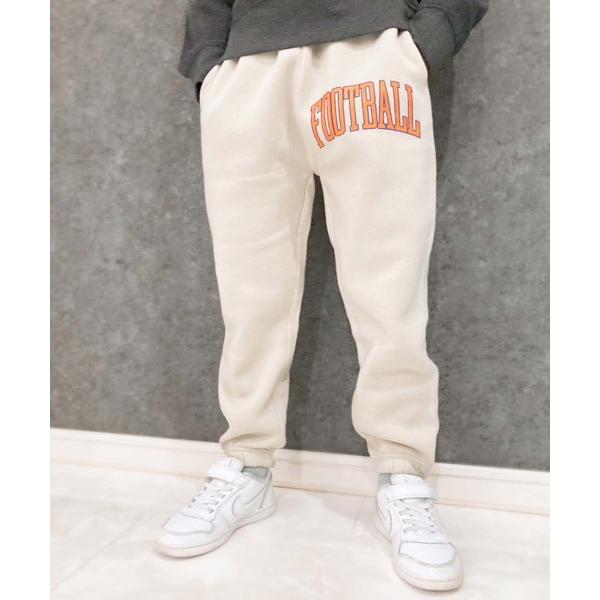 パンツ 「ユニセックス」裏起毛　アメカジプリント　スウェットパンツ キッズ 子供服 男の子 女の子