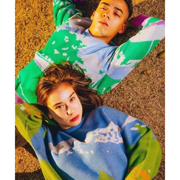 ニット セーター MSB landscape knit / MSBランドスケープニット レディース ...