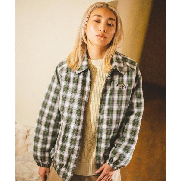 ブルゾン アウター MSB logo check swing top メンズ レディース