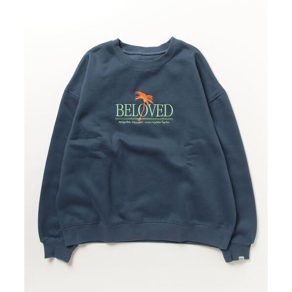 トレーナー スウェット BELOVED embroidery sweat メンズ レディース