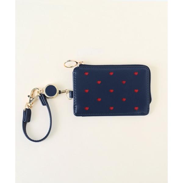 パスケース ハート くも/パスケース