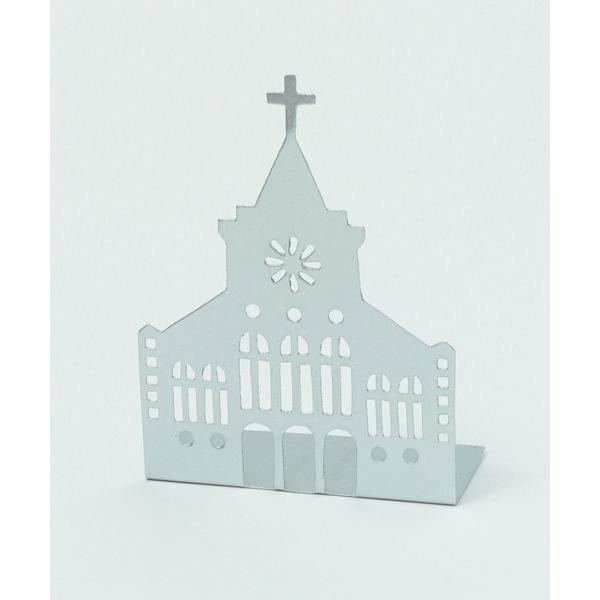 インテリア 「daily CLIP」教会シルエットオブジェ