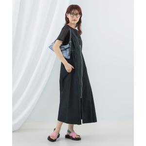 ワンピース レディース Ray BEAMS / 配色 ステッチ ジップ ワンピース｜ZOZOTOWN Yahoo!店